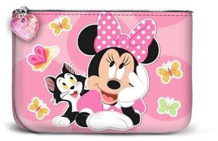 Disney Minnie Maus Kitten-Kleines Quadratisches Geldbörse, Rosa, 13 x 10 cm