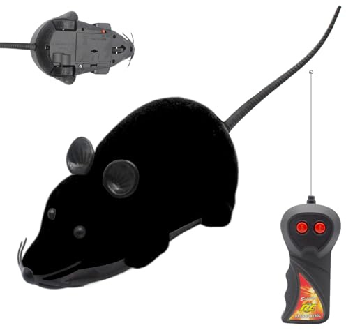 Fangfhai Ratones Teledirigidos | Juguetes Móviles para Gatos - Suministros Interactivos para Mascotas para Entrenamiento Diario En Casa