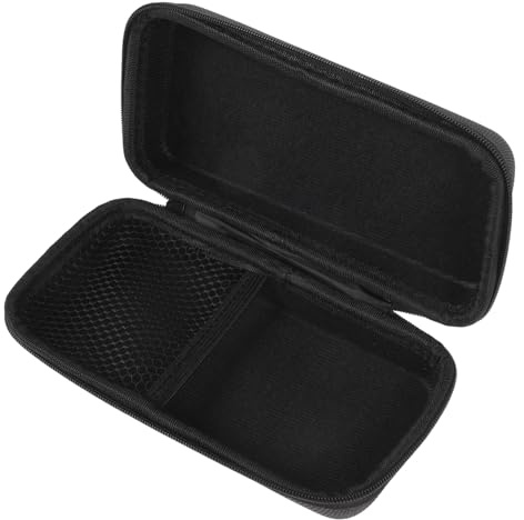 ULTECHNOVO Custodia Microfono Rigida EVA e Antishock Borsa Porta Microfono Compatta con Tasca Interna in Rete per Viaggi e Uso Quotidiano Nero