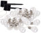 Lunartec Solar Girlande: Solar-LED-Lichterkette im Glühbirnen-Look, 12 Birnen, 8,5 m, 2er-Set (Solar Girlande Outdoor, Lichterkette Deutschland, Weihnachtsbaumbeleuchtung)