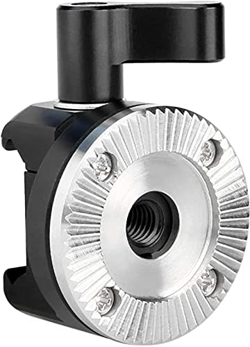 NICEYRIG NATO Schiene Klemme an Rosette Mount Adapter für EVF Mount Quick Lock und Release Rosette Griff