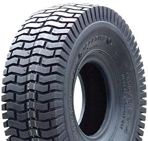 BITS4REASONS - Deli S-366 4 Inch Tyre for Ride On Lawn Mowers, Garden Tractors, Golf Buggy, Scooters & Trailers. 4.10/3.50-4 Chevron Patterned Tread with Maximum Load of 160kg.