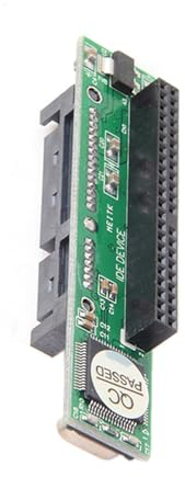 NFHK IDE 44-poliger Festplatten-zu-SATA-Buchsen-Konverter-Adapter PCBA für Laptop, 6,3 cm (2,5 Zoll) Festplatte