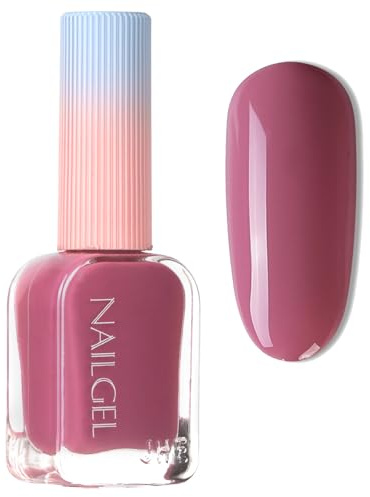 Dark Pink Nail Polish - 60 Second Nail Varnish Quick Dry - Oil Based Long Lasting nail Polish Hard Wearing - Non Toxic Vegan Nail Polish For Women Manicure At Home -No Need UV Lamp