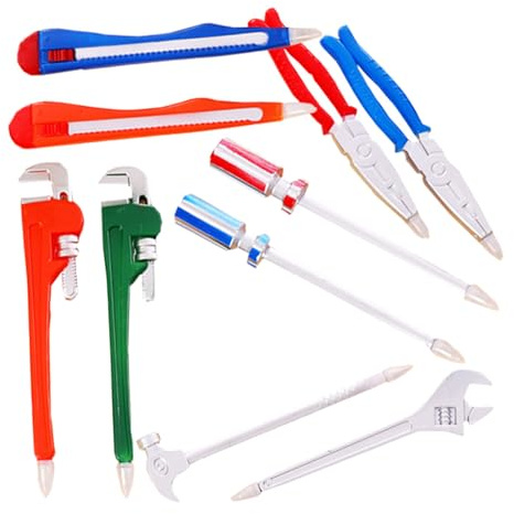 10x/set Nero Inchiostro Penna a sfera Forma Hardware Penna Scrittura Penna Ufficio Strumento Hardware Forma Penna Forniture di Cancelleria