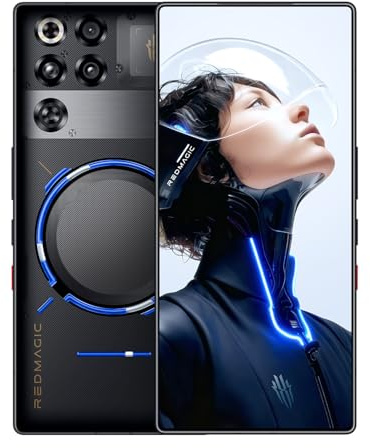 REDMAGIC 11 Pro 144Hz Móvil Gaming, Smartphone Android 5G, 24GB RAM+1TB ROM, Snapdragon 8 Elite Gen 5, 6.85, 1.5K AMOLED Pantalla, Teléfono Gaming, 50MP Cámara, 80W Cargador Transparent