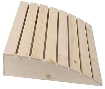 EnxJire Reposacabezas para Sauna Reposacabezas de Sauna Madera, Almohada for el Cuello, Confort for y la Espalda, Suministros baño, Accesorio for Sala Vapor