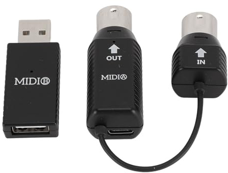 Generic Adattatore MIDI Wireless Professionale a Bassa Latenza per Tastiera di Pianoforte Digitale su Dispositivo MIDI per OS X 10m