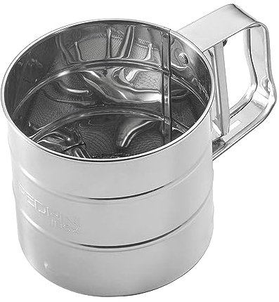 Pedrini Gadget Spargifarina, Acciaio Inossidabile, Argento, 16x10x9.5 cm