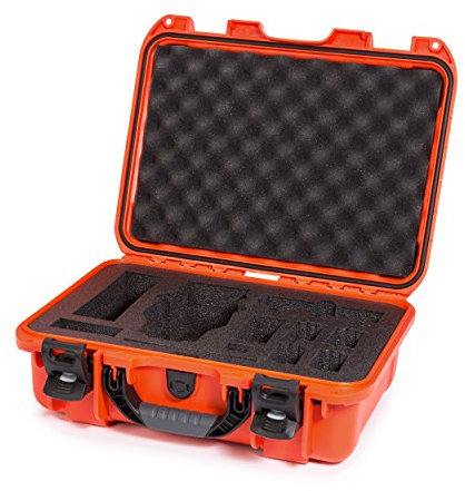 Nanuk DJI Drohne wasserdichter Hartschalenkoffer Schaumstoffeinsatz für DJI Mavic PRO - Orange (920-MAV3)