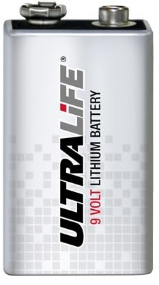 Ultra Life Lithium 9V Lithium 1200mAh 6AM6 ( 9V- Piles) - U9VL-J