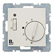 Berker 20308989 Raumtemperaturregler m. Öffner, Zentralstück, Wippschalter, LED 4011334309437