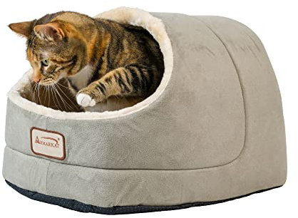 Armarkat Sage Green Cat Bed Size, 18-Inch by 14-Inch