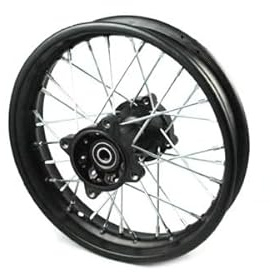 Jante arrière 14 - Axe 15mm - Acier - Dirt Bike