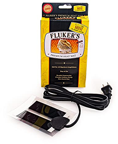 Fluker's Premium Heat Mat for All Reptiles and Amphibians, Mini 4x5