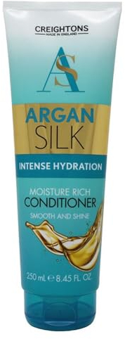 Creightons Argan Smooth Moisture Rich Conditioner (250 ml) - Professionally Formulated with Argan Oil from Morocco, Replenishes Moisture for Strength & Shine, For all Hair Types