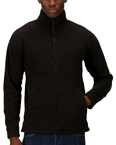 Regatta Professionelle Herren Thor III Fleecejacke mit durchgehendem Reißverschluss, Schwarz, Größe XXL