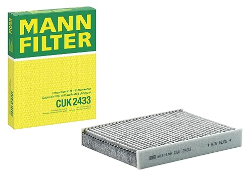 MANN-FILTER CUK 2433 Innenraumfilter/Kabinenluftfilter - Pollenfilter mit Aktivkohle - für Pkw + Transporter