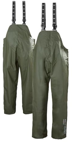 Helly-Hansen Herren Arbeitskleidung Mandal Angeln und Regen Trägerhose, 4XL, Grün