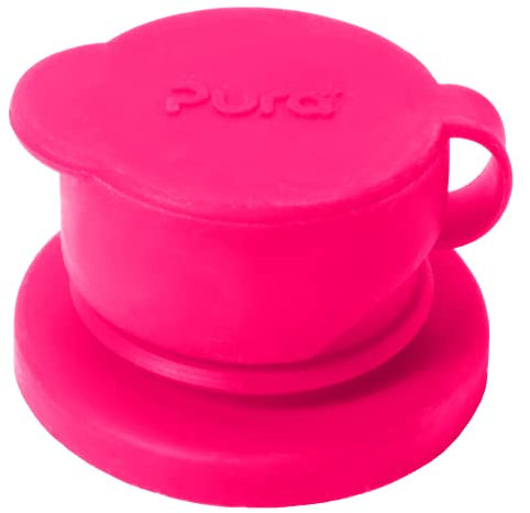 Pura Purakiki Big Mouth Silikon Sportaufsatz, pink, für Pura kiki Edelstahlflasche