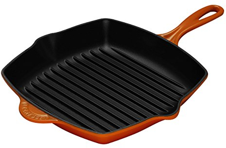 LE CREUSET Cast Iron 26cm Classic GrillIt, Flame