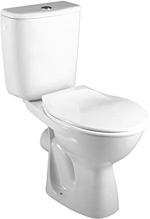 Pack WC à poser 3/6L ROCA SOPHIA sortie horizontale - Blanc