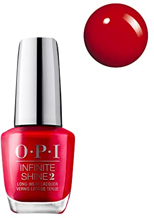 OPI Nail Polish | Infinite Shine | Nagellack mit bis zu 11 Tagen Halt | mit extra breitem ProWide Pinsel für einen perfekten Auftrag | Rottönen | The Thrill of Braxil | 15 ml