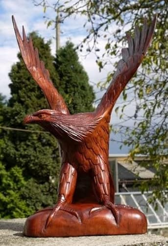 30 cm sten adler skulptur dekoration hål Greifvogel Adler02