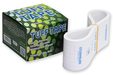 TUFF Tape - Sehr starke klaren Klebeband. 10m x 75mm