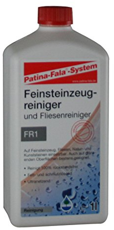 Patina-Fala FR1 Feinsteinzeugreiniger und Fliesenreiniger 1 Liter. Für Innen- und Außenbereich