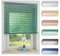 ourdeco® Aluminium-Jalousie / 160 x 160 Mint (Breite x Höhe) / Montage an Wand oder Decke, Premium Alu-Jalousie