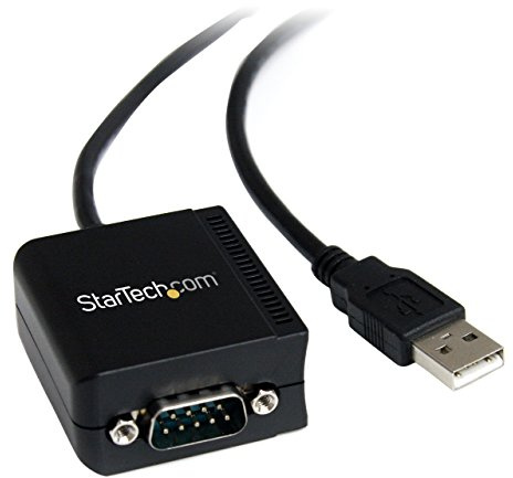 StarTech.com Cable USB a Serie de 1 Puerto FTDI de 2,5m - Adaptador USB a RS232 - con Aislamiento Óptico - con Retención COM - TAA