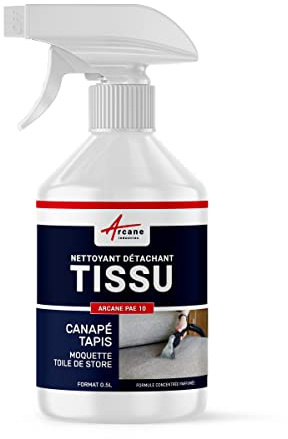 Limpiador para tela de toldo, sombrilla, alfombra - LIMPIADOR DE TELAS Y TEXTILES - 0,5 L - ARCANE INDUSTRIES