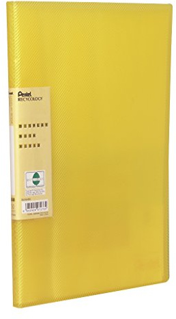 Pentel DCF343G Recycology - Raccoglitore per presentazione, formato A4, 30 pezzi, colore: giallo