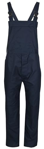 Fort - Bib 'N' Brace - 36W- Navy - Men's Workwear - Comfortable, Durable Painters & Decorators Overalls