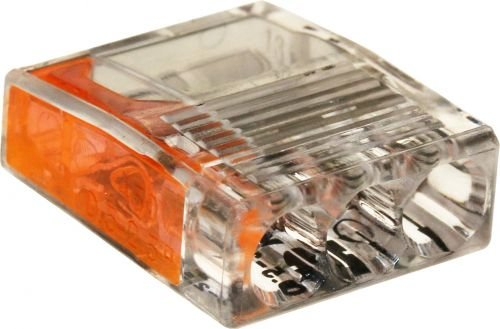ViD® C2073-203 Verbindungsklemmen/Steckklemmen Ø 0,5-2,5 mm² 3-polig orange 100 Stück