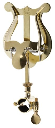 GEWA Marschnotställ Trumpet - Mässing - Liten Lyra - 1 knapp - Gångjärnsring Ø 14 mm