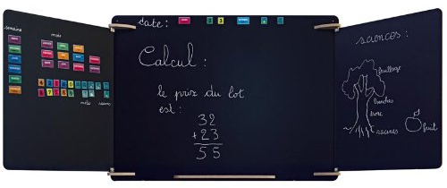 Tableau triptyque Comme à l'Ecole XXL