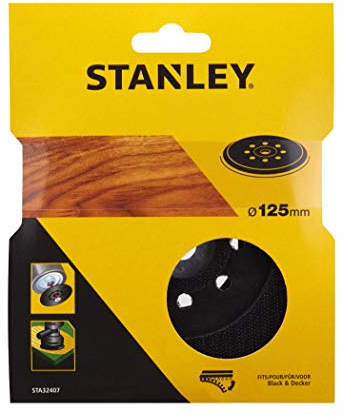 Stanley Multischleifer Ersatzschleifteller 125 mm (passend für die Black+Decker Multischleifer KA110, KA110E, KA220, KA230E, KA225, KA270GT, KA270GTK, KA270K + KA280K) STA32407