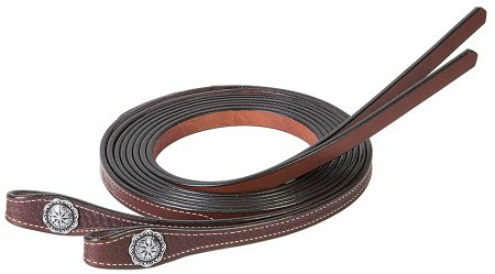 Weaver Leather Bacino Cowboy Split Redini Marrone, 5/8 x 8'