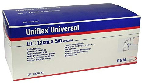 UNIFLEX Universal Binden 12 cmx5 m Zellglas wei&#x 10 St