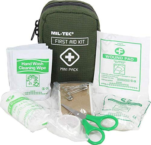 Mil-Tec Unisex – Erwachsene Erste-Hilfe-Paket-16025800 Erste-Hilfe-Paket, Oliv, Einheitsgröße
