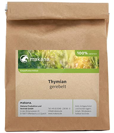Makana Thymian för djur, reglerad, 500 g påse