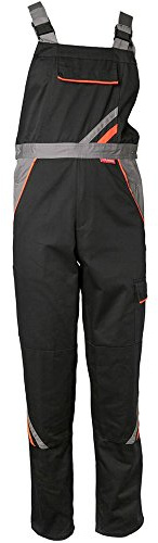 Planam Größe 50 Herren Visline Latzhose schwarz orange Zink Modell 2431 2431050