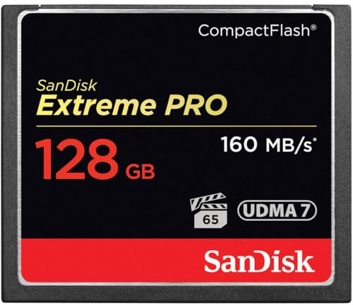 SanDisk Extreme Pro CompactFlash SDCFXPS-128G-A46 128GB 160Mbps Memory Card [Not Retail Packaged]