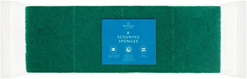 Morrisons Scouring Sponges, Pack of 8,Green