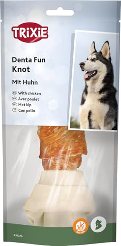 TX-31324 Knotted Chewing Bones with Chicken 18 cm, 120 g