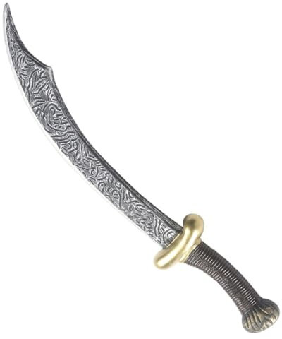 W WIDMANN MILANO Party Fashion, coltello arabo, design autentico, 46 ​​cm, unisex, curato nei dettagli, versatile per Halloween, cosplay, feste in costume