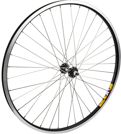 WheelMaster 26 x 1.5 Front Bicycle Wheel, Weinemann Zac19, 36H, QR, Black MSW