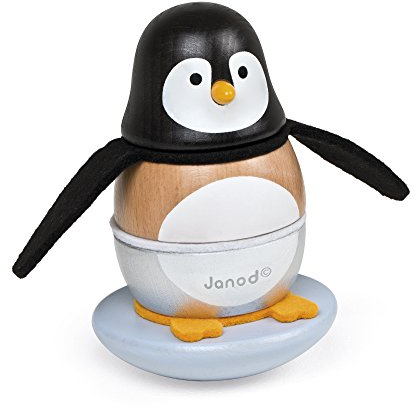 Janod J08127 Wooden Stacking and Rocking Pigoo